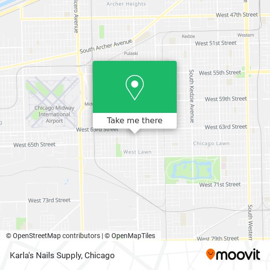 Karla's Nails Supply map