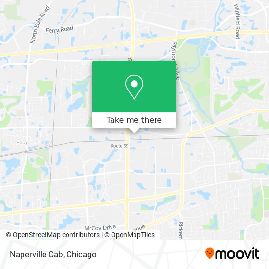 Naperville Cab map