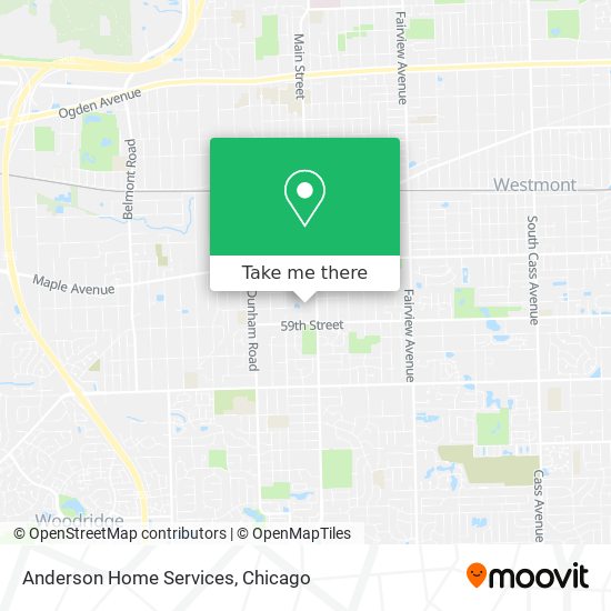 Anderson Home Services map