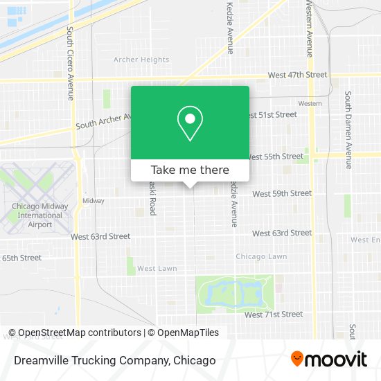 Mapa de Dreamville Trucking Company