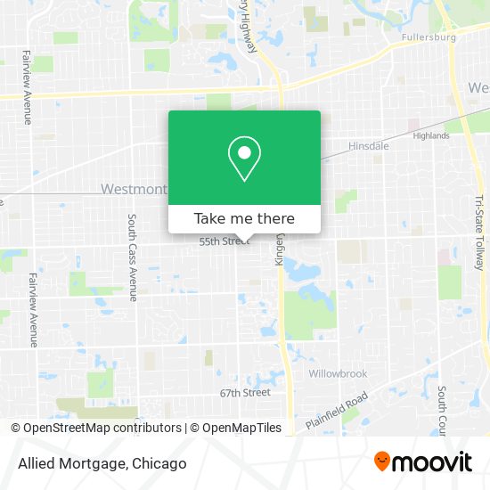 Allied Mortgage map