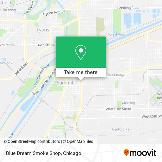 Blue Dream Smoke Shop map