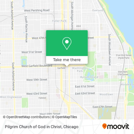 Pilgrim Church of God in Christ map