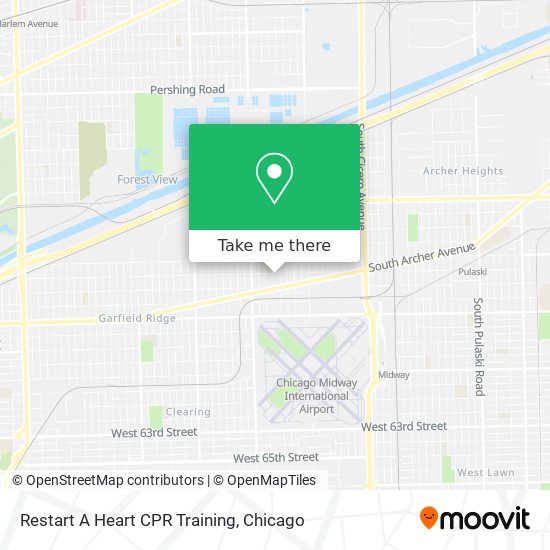 Restart A Heart CPR Training map