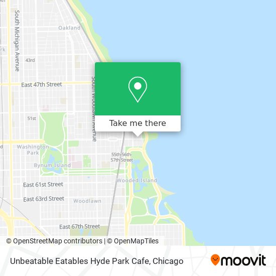 Unbeatable Eatables Hyde Park Cafe map