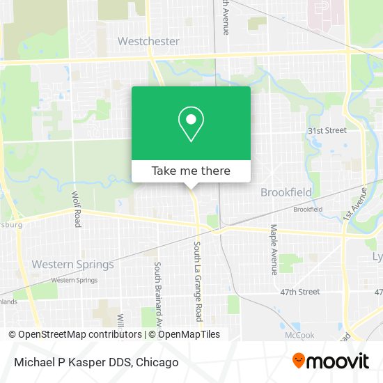 Michael P Kasper DDS map