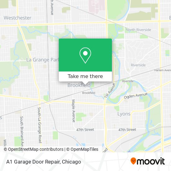 A1 Garage Door Repair map