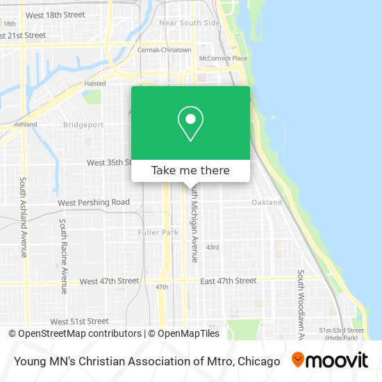 Young MN's Christian Association of Mtro map
