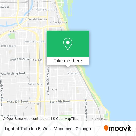 Mapa de Light of Truth Ida B. Wells Monument