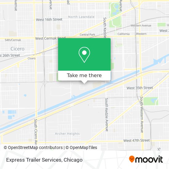Mapa de Express Trailer Services