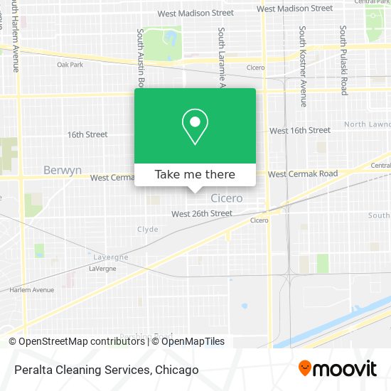 Peralta Cleaning Services map