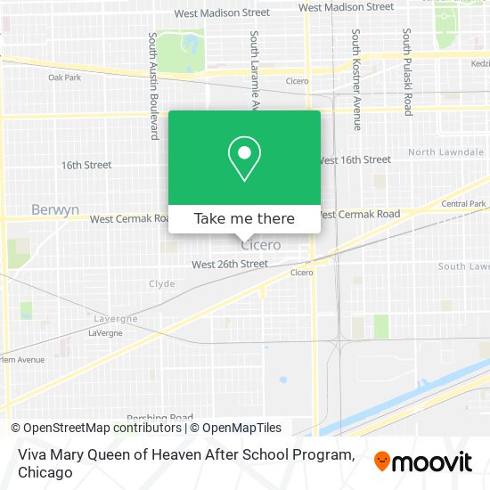 Viva Mary Queen of Heaven After School Program map