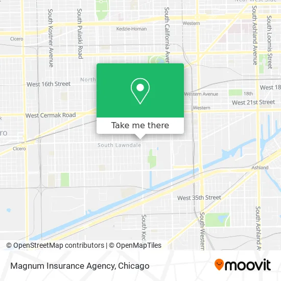 Magnum Insurance Agency map