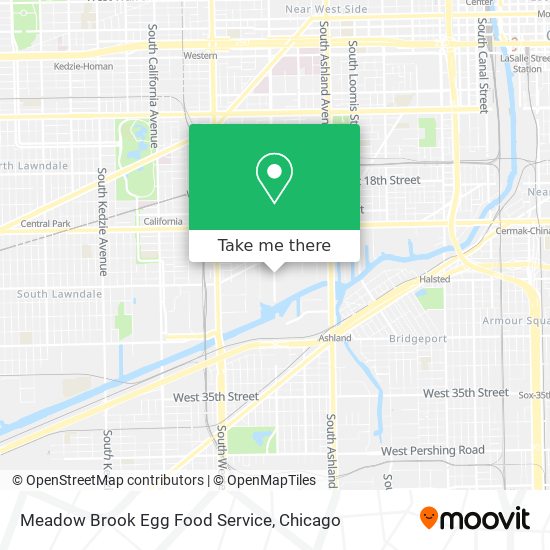 Mapa de Meadow Brook Egg Food Service