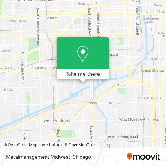 Mapa de Metalmanagement Midwest