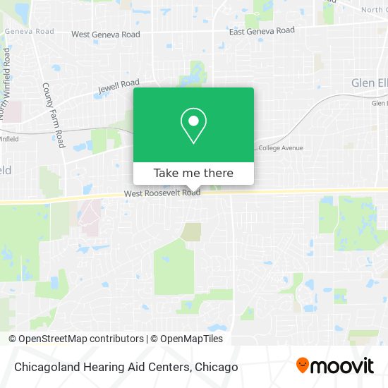 Chicagoland Hearing Aid Centers map