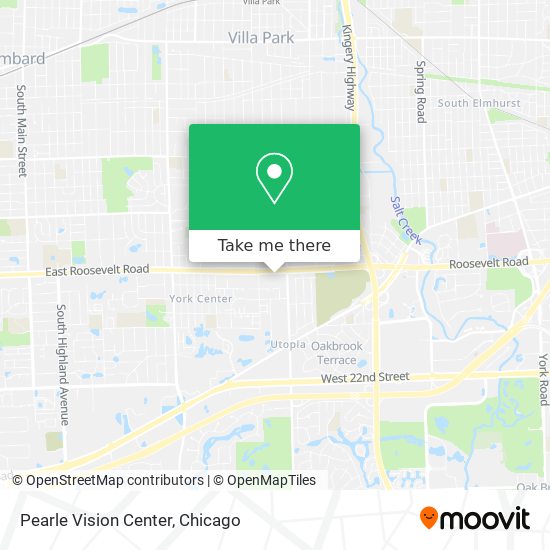 Pearle Vision Center map