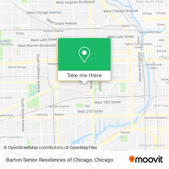 Barton Senior Residences of Chicago map