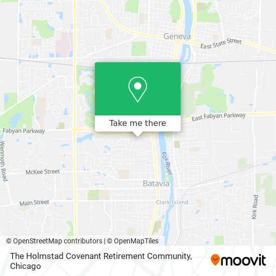 The Holmstad Covenant Retirement Community map