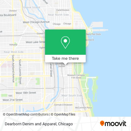 Dearborn Denim and Apparel map