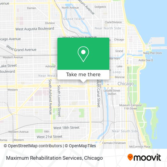 Maximum Rehabilitation Services map