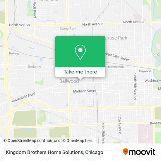 Kingdom Brothers Home Solutions map