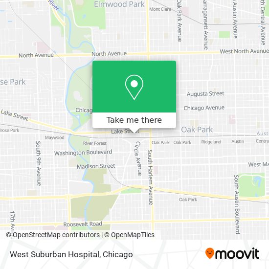 Mapa de West Suburban Hospital