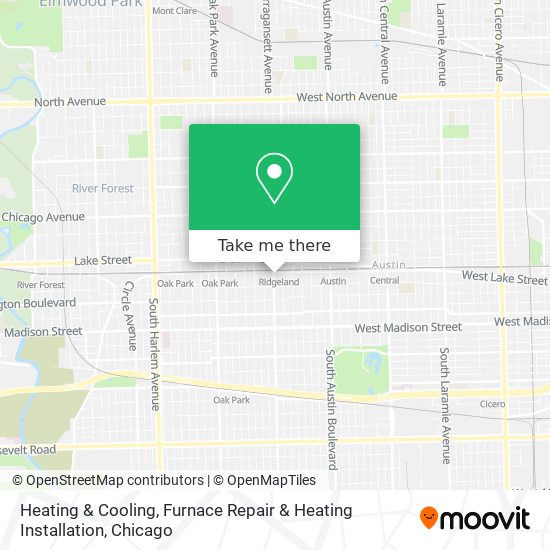 Mapa de Heating & Cooling, Furnace Repair & Heating Installation