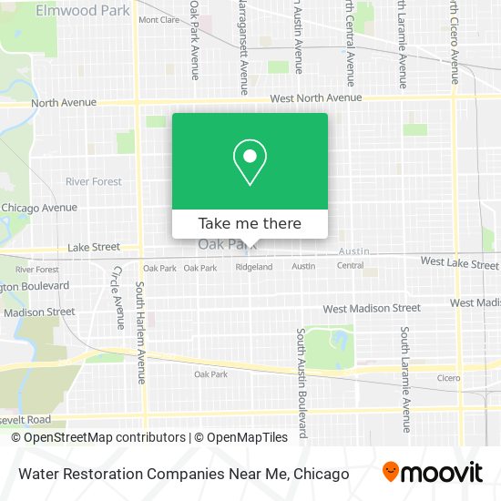 Mapa de Water Restoration Companies Near Me