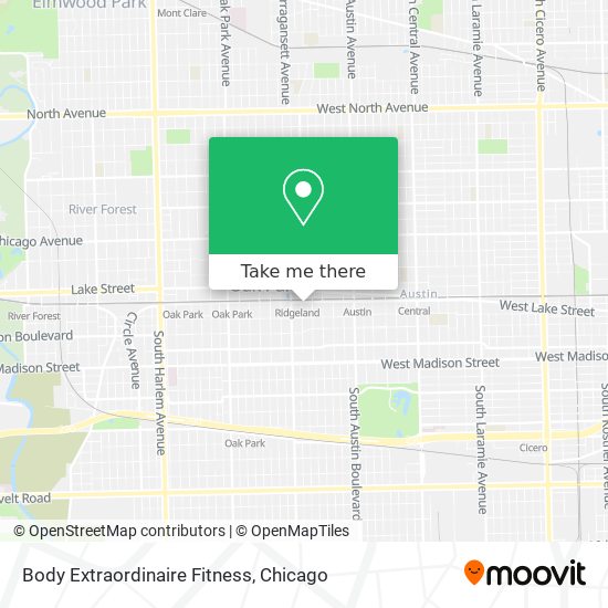 Body Extraordinaire Fitness map