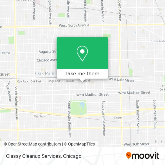 Classy Cleanup Services map