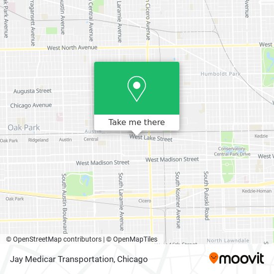 Mapa de Jay Medicar Transportation