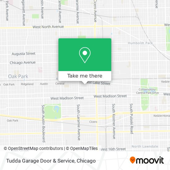 Tudda Garage Door & Service map