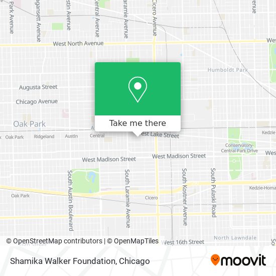 Shamika Walker Foundation map