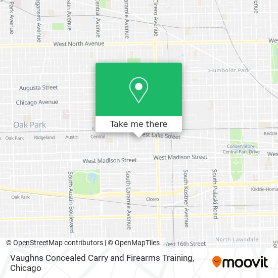 Vaughns Concealed Carry and Firearms Training map