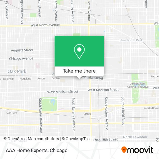 AAA Home Experts map