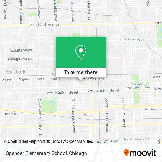 Mapa de Spencer Elementary School