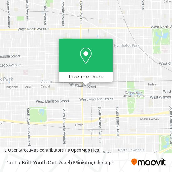 Mapa de Curtis Britt Youth Out Reach Ministry