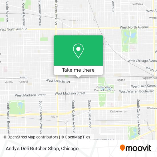 Mapa de Andy's Deli Butcher Shop