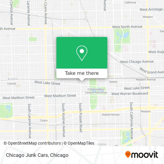 Mapa de Chicago Junk Cars