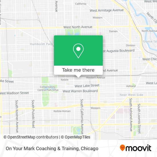 On Your Mark Coaching & Training map