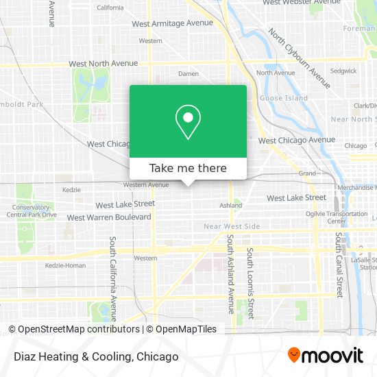 Diaz Heating & Cooling map