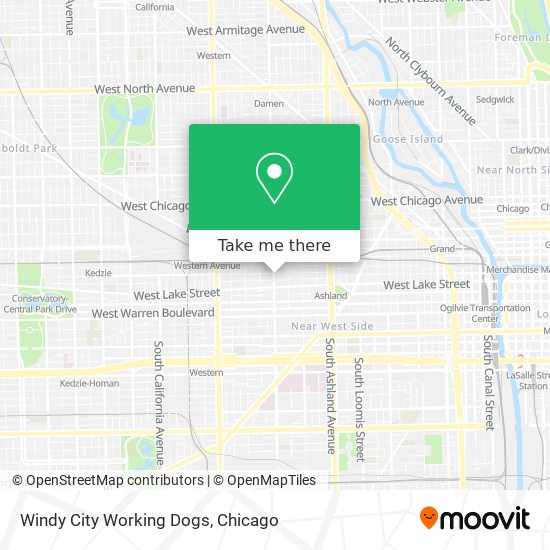 Windy City Working Dogs map