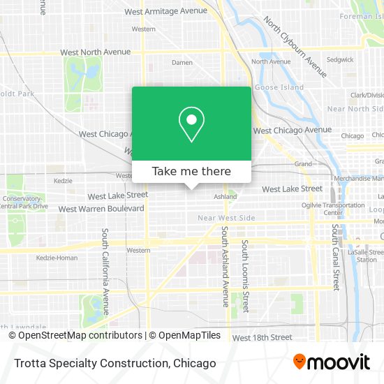 Trotta Specialty Construction map