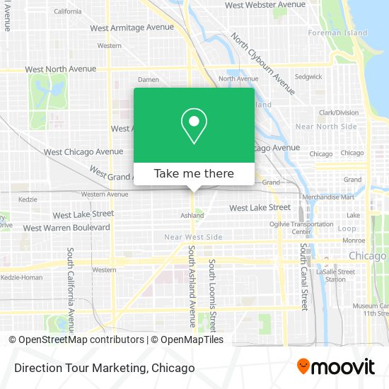 Direction Tour Marketing map