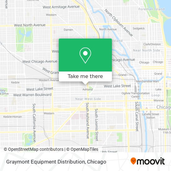 Graymont Equipment Distribution map