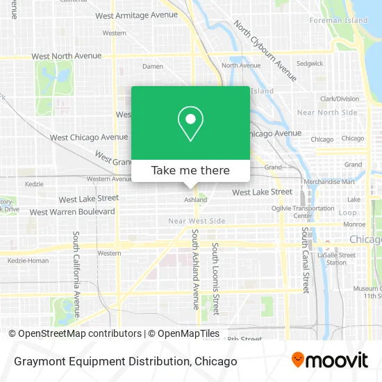 Graymont Equipment Distribution map