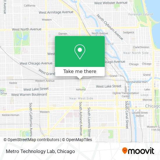 Metro Technology Lab map