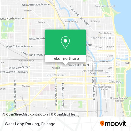 West Loop Parking map