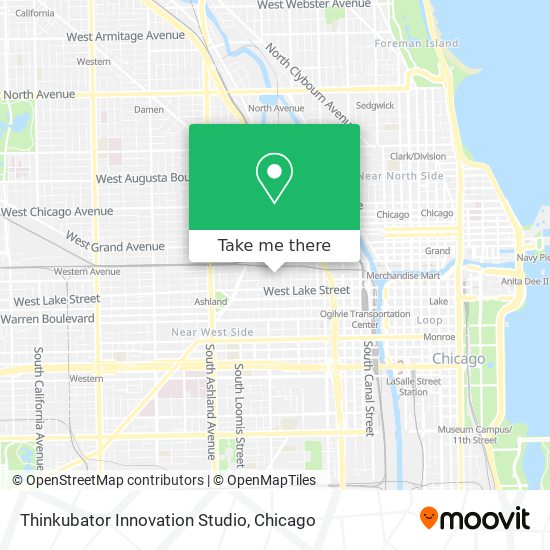 Thinkubator Innovation Studio map